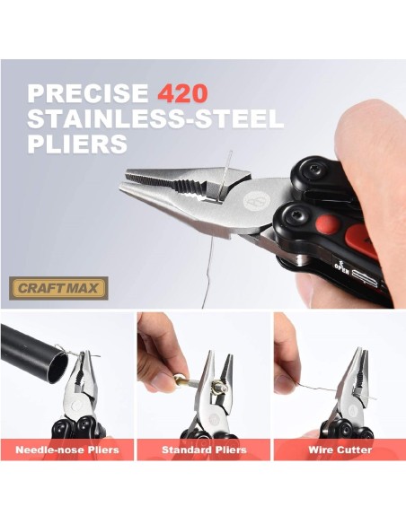 CRAFTMAX-bibury-14-in-1-Multi-Tool-Taschenwerkzeug-Zange-Dosenoeffner-Schere-Taschenlampe-2