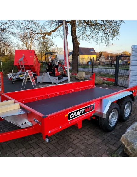 CRAFTMAX-MEGA-Baumaschinentransporter-3500Kg-Schaufelauflage-schwenkbaren-Auffahrrampen-2730kg-Nutzlast-12