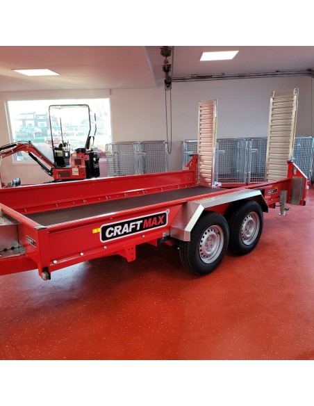 CRAFTMAX-MEGA-Baumaschinentransporter-3.5t-Schaufelauflage-schwenkbaren-Auffahrrampen-2730kg-Nutzlast-6