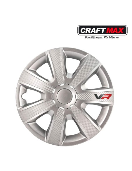 CRAFTMAX-vr-carbon-13-Zoll-Radzierblende-fuer-PKW-Anhaenger-Caravan-silber