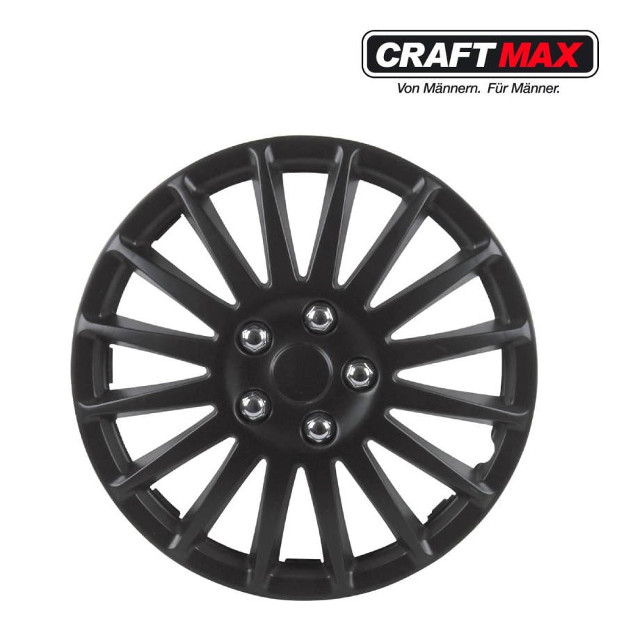 CRAFTMAX-black-spokes-13-Zoll-Radzierblende-fuer-PKW-Anhaenger-Caravan-schwarz