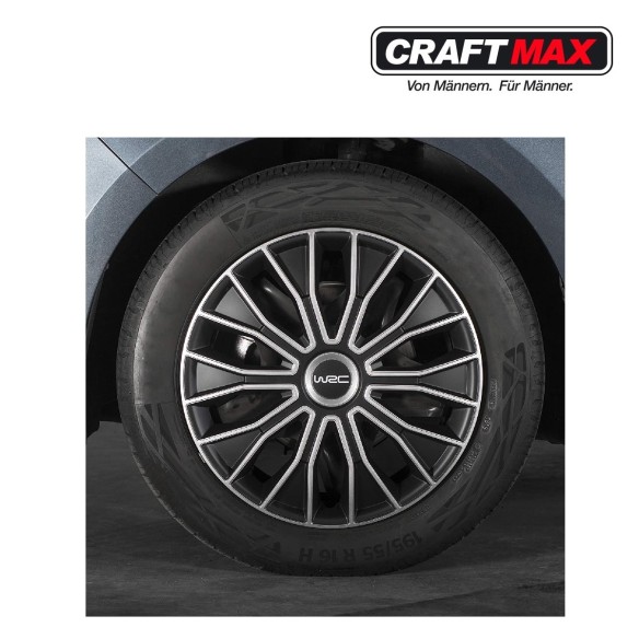 CRAFTMAX-w2c-13-Zoll-Radzierblende-fuer-Auto-Anhaenger-Caravan-schwarz-silber
