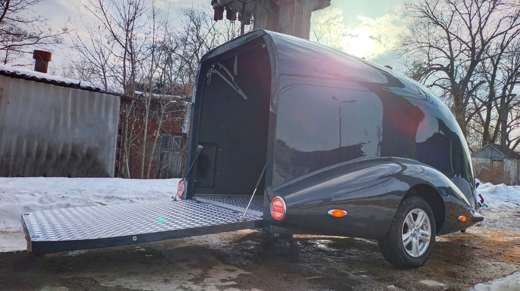 CRAFTMAX®-eXcali-BUR750-Luxus-Motorradtransporter-Alu-Vollpoly-V-Deichsel-33
