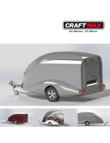 CRAFTMAX®-eXcali-BUR1000-Luxus-Motorradtransporter-geschlossen