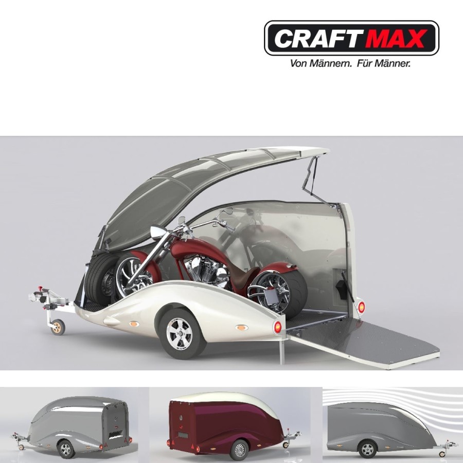 CRAFTMAX®-eXcali-BUR1500-Luxus-Motorradtransporter-geschlossen