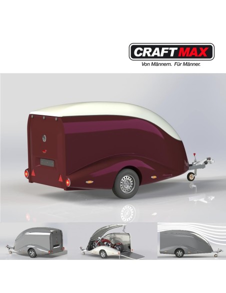 CRAFTMAX®-eXcali-BUR750-Luxus-Motorradtransporter-geschlossen