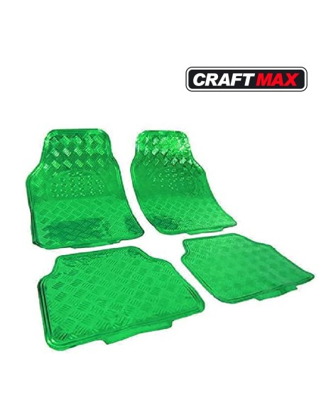 CRAFTMAX-Auto-Universal-Gummi-Fussmatten-in-ALU-Riffelblechoptik-neon-gruen-1