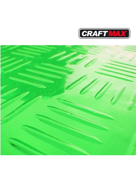CRAFTMAX-Auto-Universal-Gummi-Fussmatten-in-ALU-Riffelblechoptik-neon-gruen-2