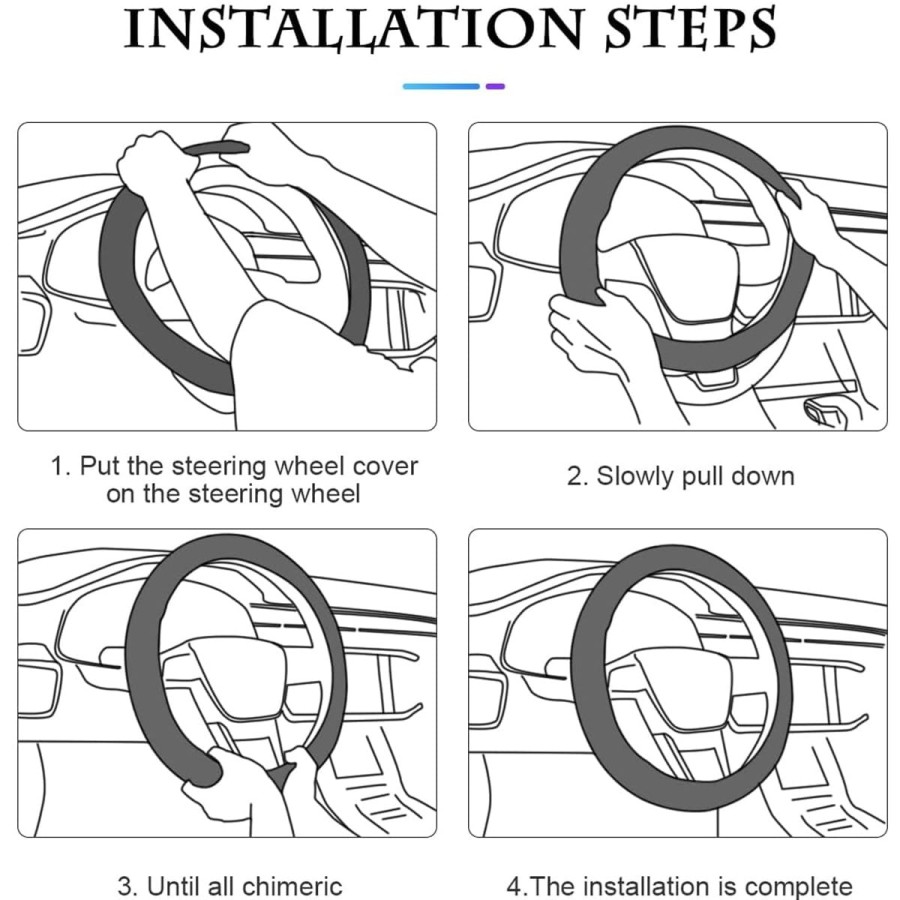 CRAFTMAX®-Auto-Lenkradbezug-Carbonoptik-neon-gruen-3