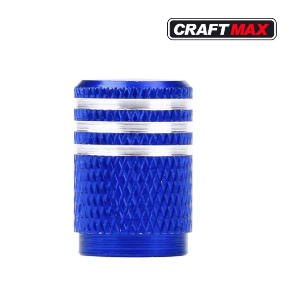 CRAFTMAX®-race-Auto-Ventilkappe-Abdeckung-Aluminium-blau