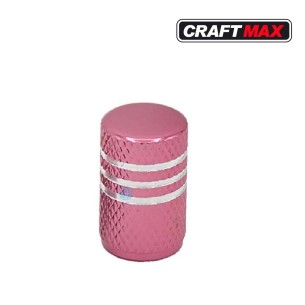 CRAFTMAX®-race-Auto-Ventilkappen-Abdeckung-Aluminium-pink-rosa 2