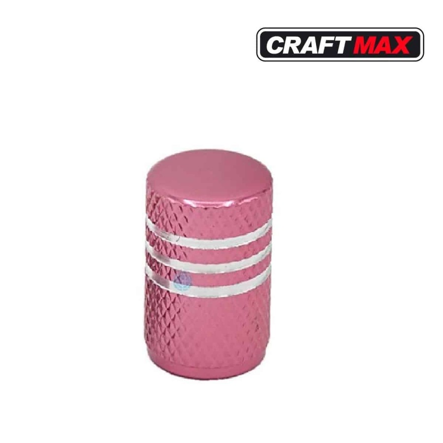 CRAFTMAX®-race-Auto-Ventilkappe-Abdeckung-Aluminium-pink-rosa