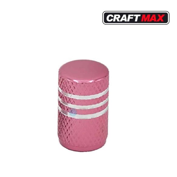 CRAFTMAX®-race-Auto-Ventilkappe-Abdeckung-Aluminium-pink-rosa