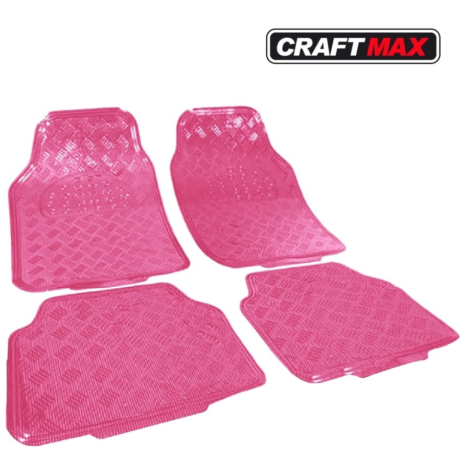 CRAFTMAX-Auto-Universal-Gummi-Fussmatten-in-ALU-Riffelblechoptik-pink-rosa-1