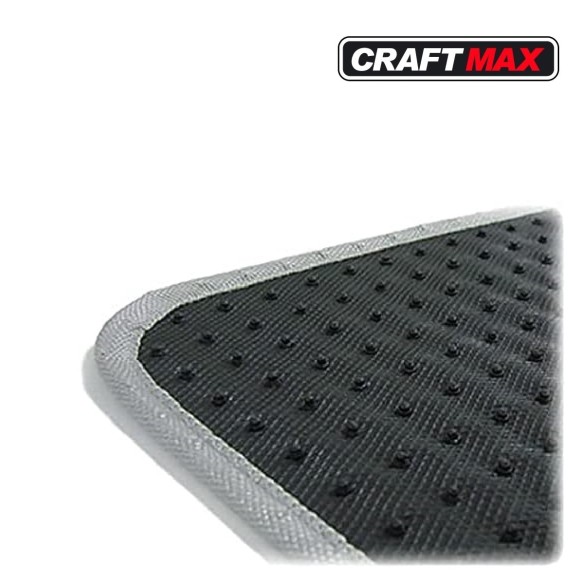 CRAFTMAX-Auto-Universal-Gummi-Fussmatten-in-ALU-Riffelblechoptik-neon-gruen-3