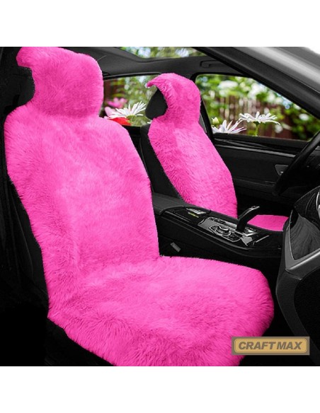 CRAFTMAX-baby-Luxus-Faux-Lammfell-Pluesch-Autositzbezug-Universal-pink-rosa-1