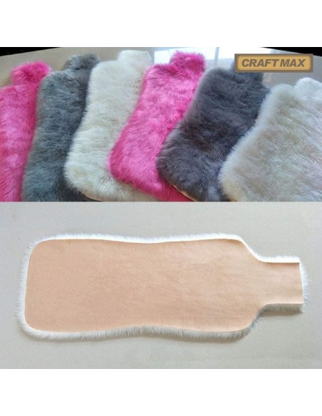 CRAFTMAX-baby-Luxus-Faux-Lammfell-Pluesch-Autositzbezug-Universal-pink-rosa-2