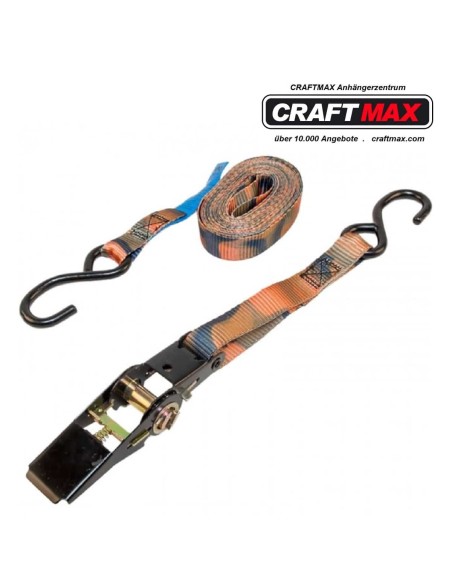 CRAFTMAX-Camouflage-Armee-Bundeswehr-Ladungssicherungs-Zurrgurt-5m-x-25cm-2-tlg.-S-Haken-L-5000-mm-U-800-daN-1