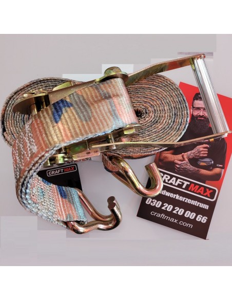CRAFTMAX-Camouflage-Armee-Ladungssicherungs-Zurrgurt-8m-x-50cm-2-tlg.-S-Haken-L-8000-mm-U-5000-daN-5