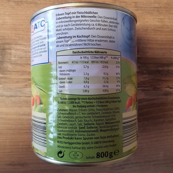Fertiggericht-Notfallnahrung-Konserve-800g-Erbsen-Topf-mit-Fleischbaellchen-2