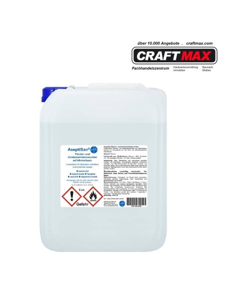 CRAFTMAX-Antisept-Desinfektionsmittel-Klinik-Arztpraxis-5-Lieter