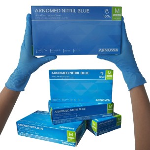 ARNOMED-Nitril-Einweghadschuhe-blau-M