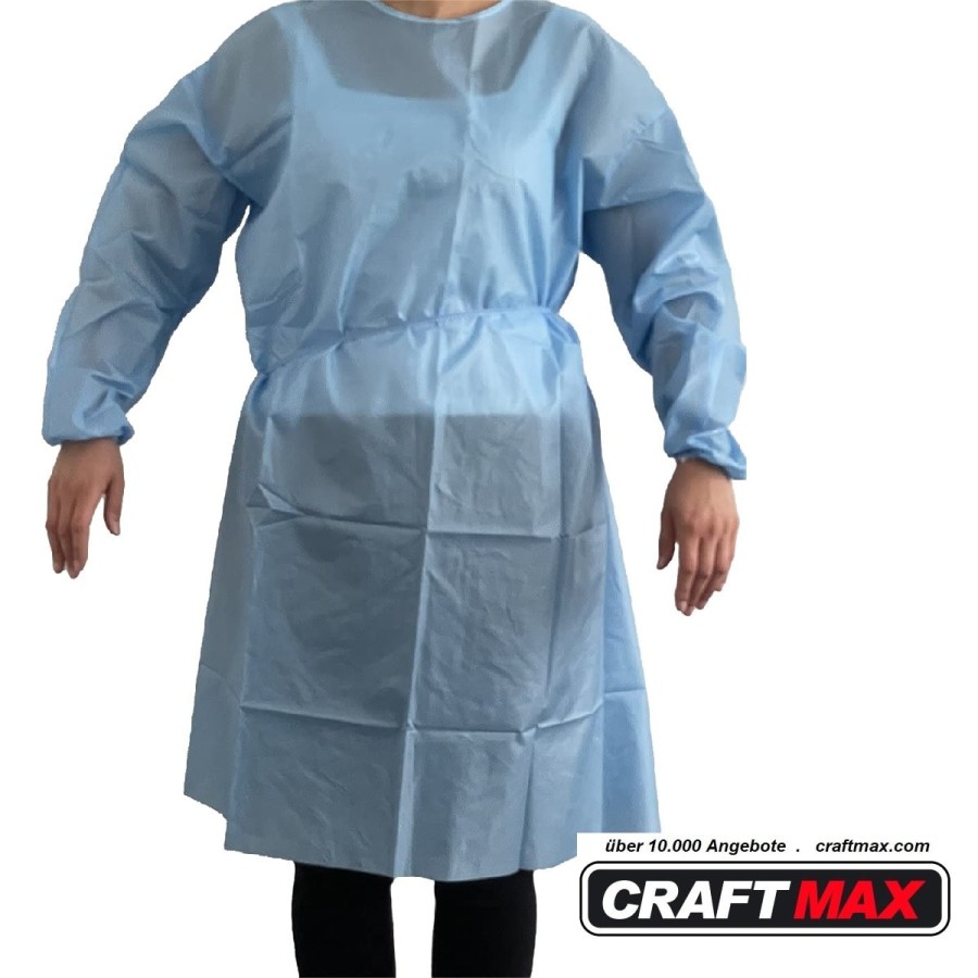 CRAFTMAX-Einweg-Isolations-Kittel-Infektionsschutz