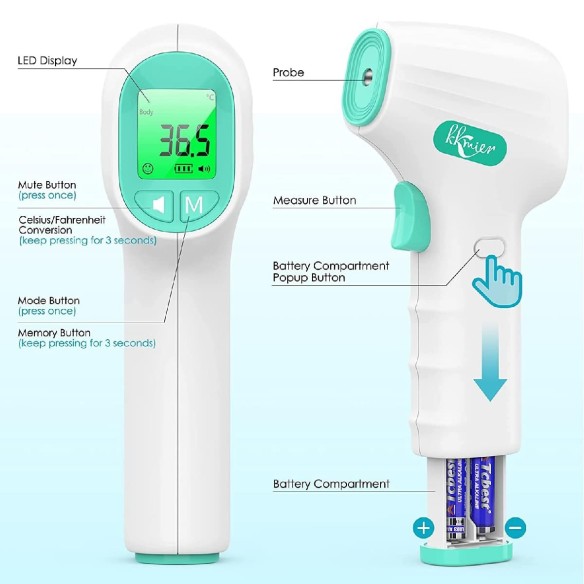 CRAFTMAX-Infarot-Fieberthermometer-Kontaktlos