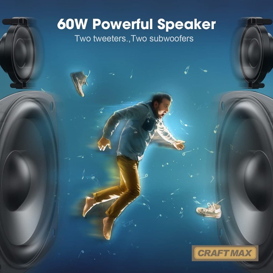 SoundKing®-Wireless-Link-Bluetooth-60-Watt-Lautsprecher-Bass-Musikbox-3