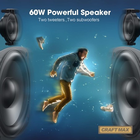 SoundKing®-Wireless-Link-Bluetooth-60-Watt-Lautsprecher-Bass-Musikbox-3