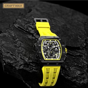 CRAFTMAX-TsarBomba-TB-8204SGLZHX-Luxus-Herrenuhr-mit-Automatik-Uhrwerk-Saphirglas-Super-Luminous-Silikonband-5ATM-Wasserdicht-ne
