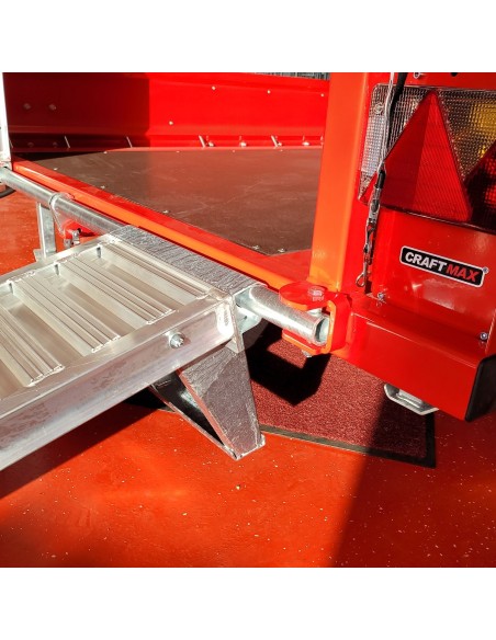 CRAFTMAX-MEGA-Baumaschinentransporter-3000Kg-Schaufelauflage-schwenkbaren-Auffahrrampen-2730kg-Nutzlast-18