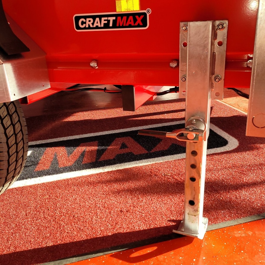 CRAFTMAX-MEGA-Baumaschinentransporter-3000Kg-Schaufelauflage-schwenkbaren-Auffahrrampen-2730kg-Nutzlast-15