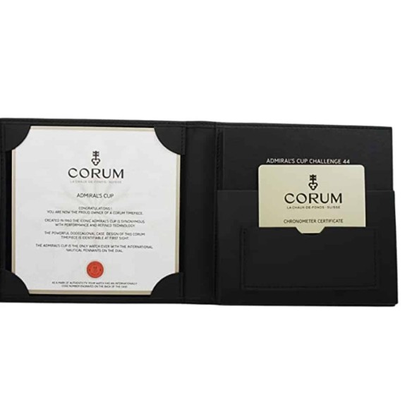 CORUM-Admirals-Cup-Ac-one-45-Tides-Herren-45mm-Automatikwerk-Uhr-Zertifikat