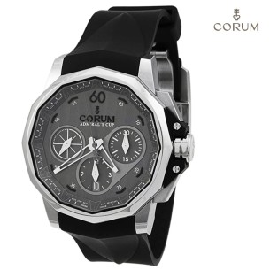 CORUM-Admirals-Cup-Ac-one-45-Tides-Herren-45mm-Automatikwerk-Uhr-schwarz
