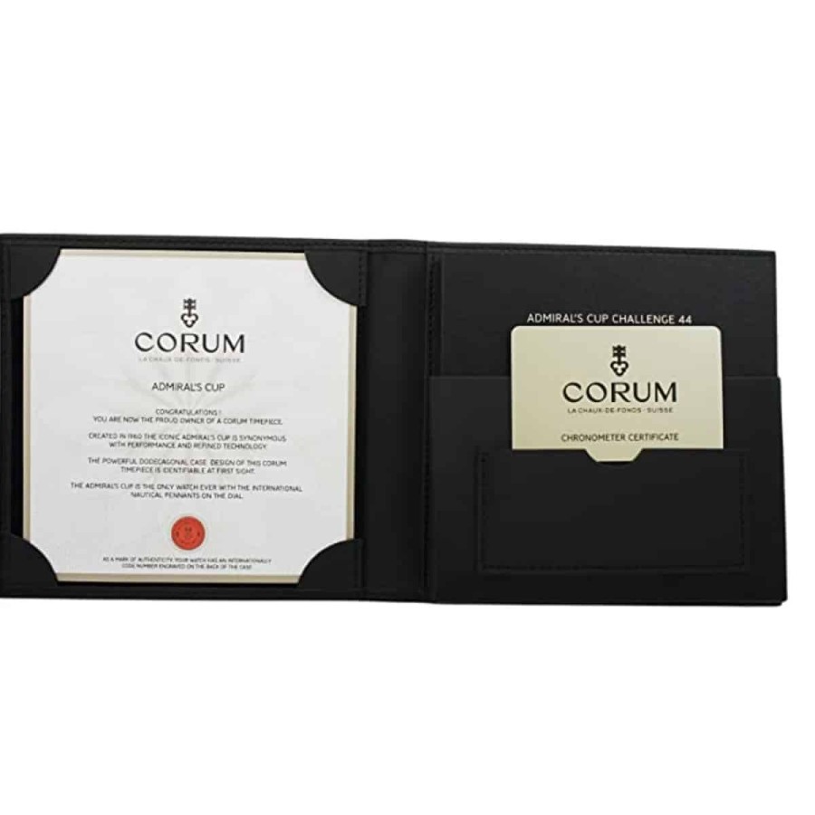 CORUM-Admirals-Cup-Ac-one-45-Tides-Herren-45mm-Automatikwerk-Uhr-Zertifikat