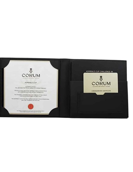 CORUM-Admirals-Cup-Ac-one-45-Tides-Herren-45mm-Automatikwerk-Uhr-Zertifikat