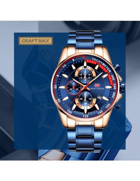 CRAFTMAX-MF-Herren-chrongraph-blau-gold