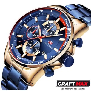 CRAFTMAX-MF-Herren-chrongraph-blau-gold 2