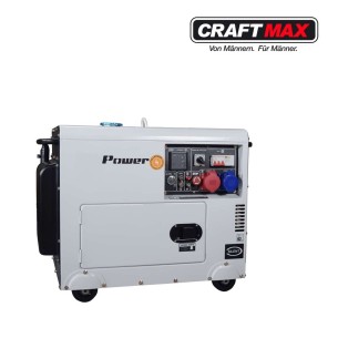 CRAFTMAX-8-kVA-Diesel-Stromaggregat-schallisoliert-400V-230V-12V-Elektrostarter-AVR-Regelung-fahrbar-1 2