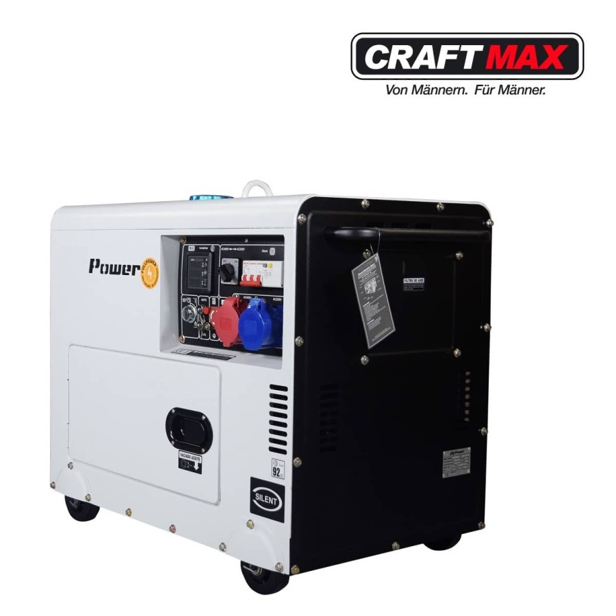 CRAFTMAX-8-kVA-Diesel-Stromaggregat-schallisoliert-400V-230V-12V-Elektrostarter-AVR-Regelung-fahrbar-4