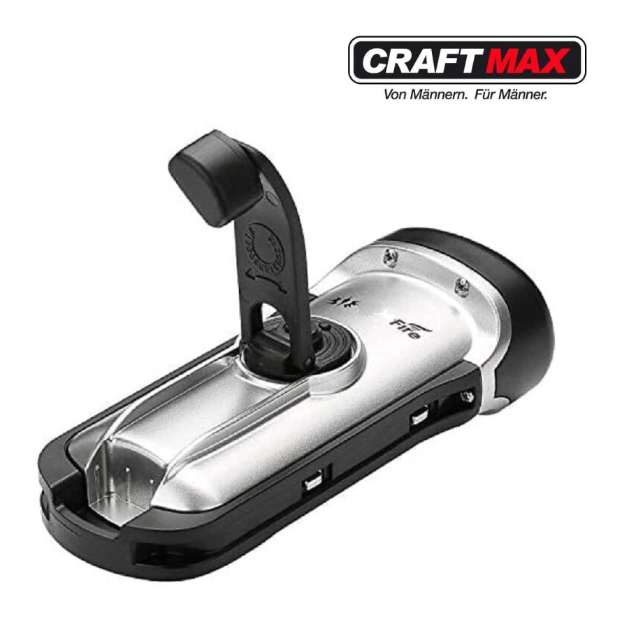 CRAFTMAX-Fire-LED-Notfall-Dynamo-Kurbeltaschenlampe-wasserdicht-1