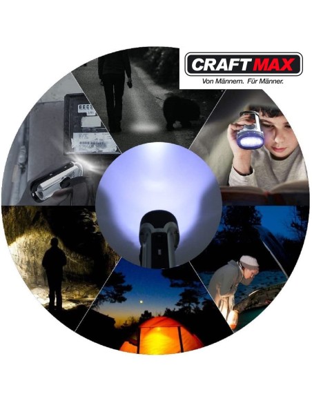 CRAFTMAX-Fire-LED-Notfall-Dynamo-Kurbeltaschenlampe-wasserdicht-7