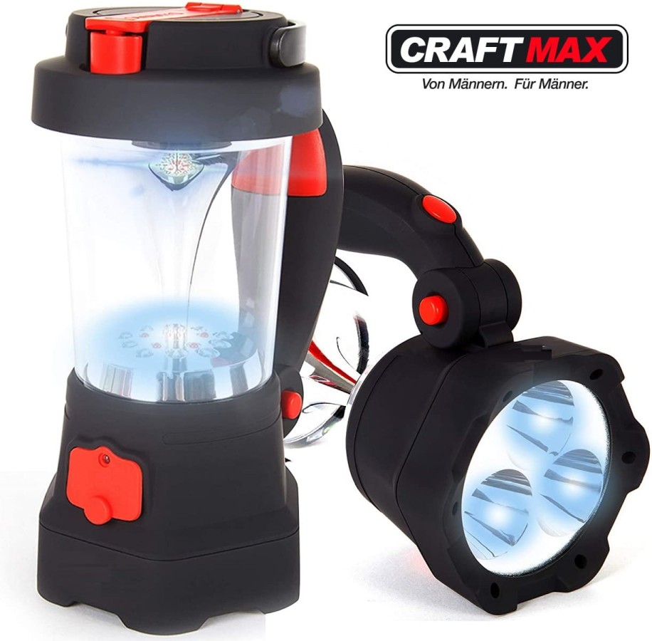 LED-Taschenlampe-10-LED-Laterne-Dynamo-Aufladbar-Kurbel-USB-300mAh-Akku-Rot-blinkendes-Notsignal-1
