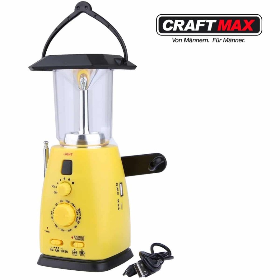 CRAFTMAX-solarstorm-LED-Laterne-AMFM-Radio-Kurbel-Dynamo-Solar-1