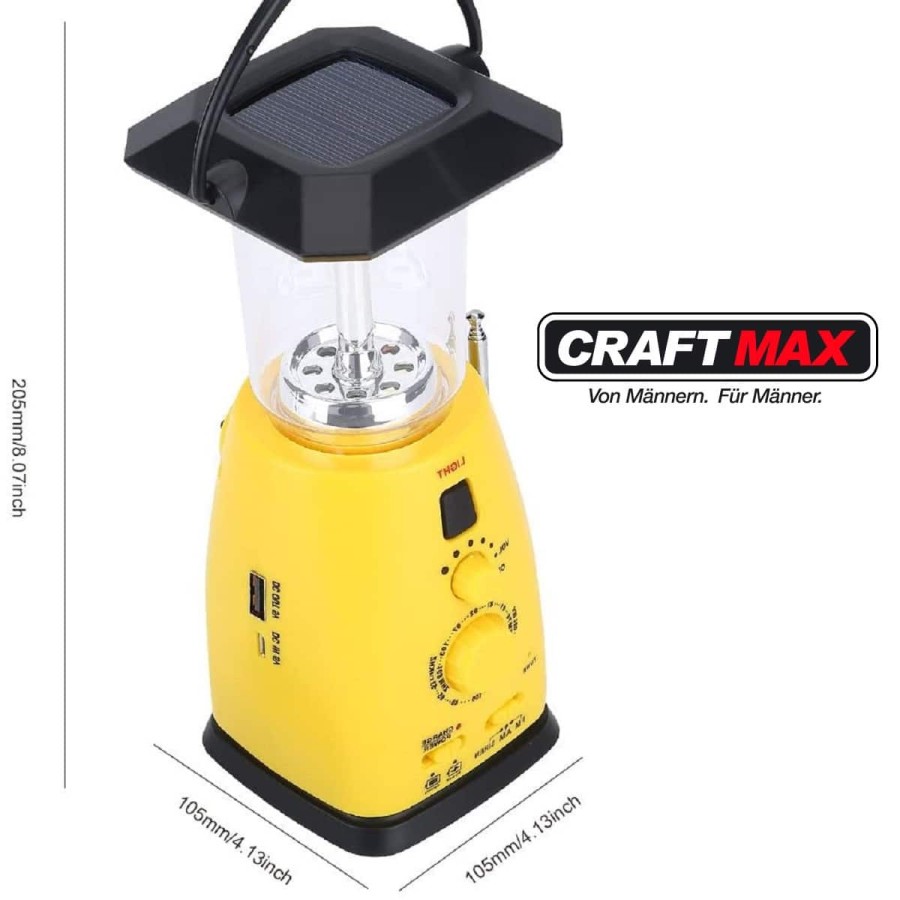 CRAFTMAX-solarstorm-LED-Laterne-AMFM-Radio-Kurbel-Dynamo-Solar-14