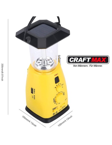 CRAFTMAX-solarstorm-LED-Laterne-AMFM-Radio-Kurbel-Dynamo-Solar-14