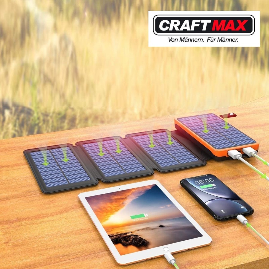 CRAFTMAX-Solar-Powerbank-25.000mAh-Ladegeraet-fuer-Smartphones-1