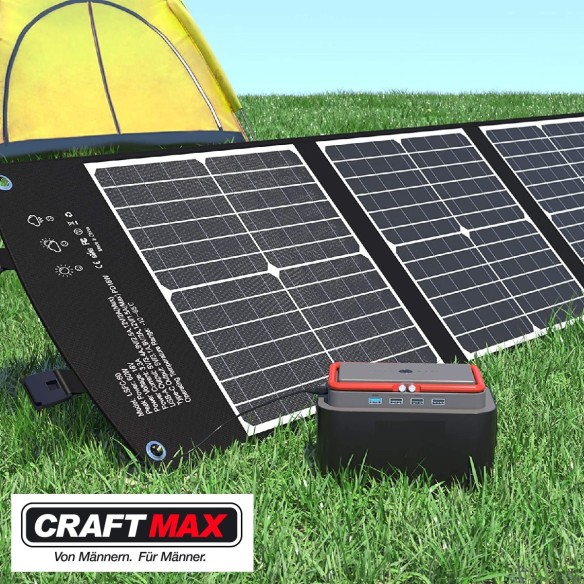 CRAFTMAX-mobiles-faltbares-Solar-Panel-60W-Ladegeraet-fuer-Laptop-Handy-8