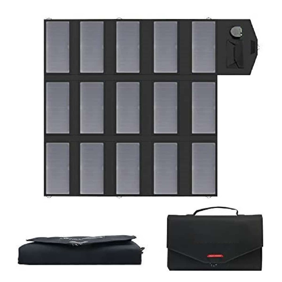 CRAFTMAX-mobiles-faltbares-Solar-Panel-100W-Ladegeraet-fuer-Solargeneratoren-Powerstation-Laptop-Handy-4